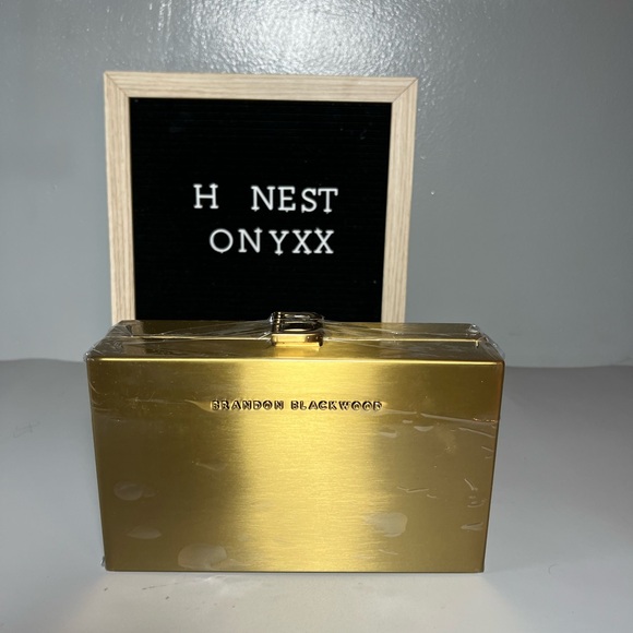 Brandon Blackwood Limited Edition Slim Clutch in Gold Stainless Steel - Picture 1 of 6